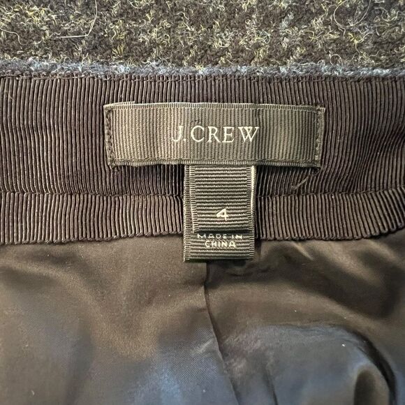 J. Crew 100% wool skirt. Lined size 4 - Picture 3 of 9